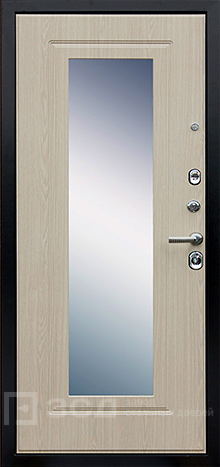 Фото «Дверь с шумоизоляцией и зеркалом №2»